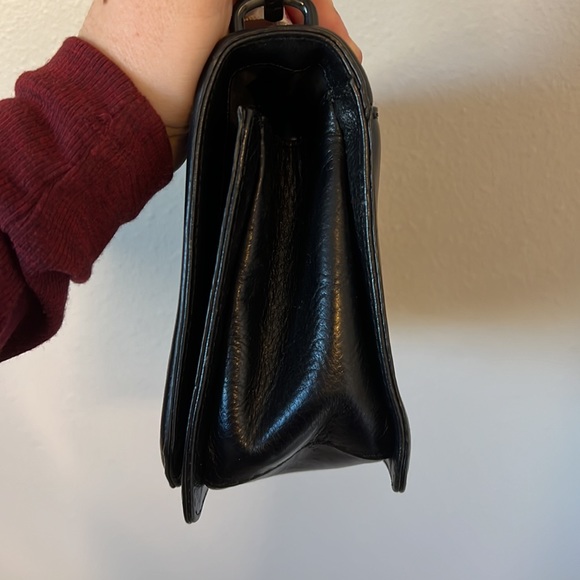 Rebecca Minkoff Black Quilted Leather Crossbody Purse - Picture 6 of 13